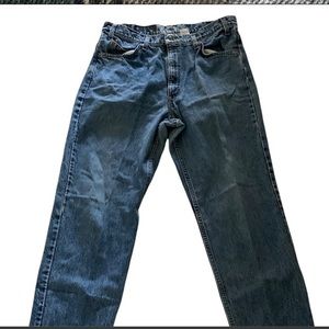 Vintage 90s Levi's 550 orange tab jeans 36 x 34